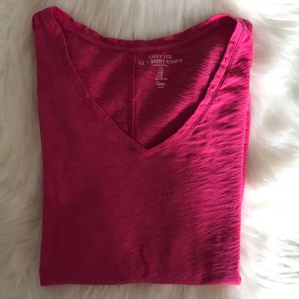 Hot Pink Gap Tee